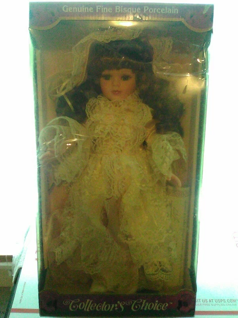 Dandee International Limited Gunuine Fine Bisque Porcelain Doll