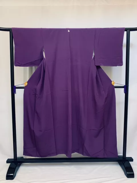 Japanese Vintage Kimono - Purple Tomesode