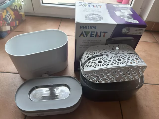 Philips Avent SCF287/02 Elektrischer 4-in-1-Dampfsterilisator - Weiß