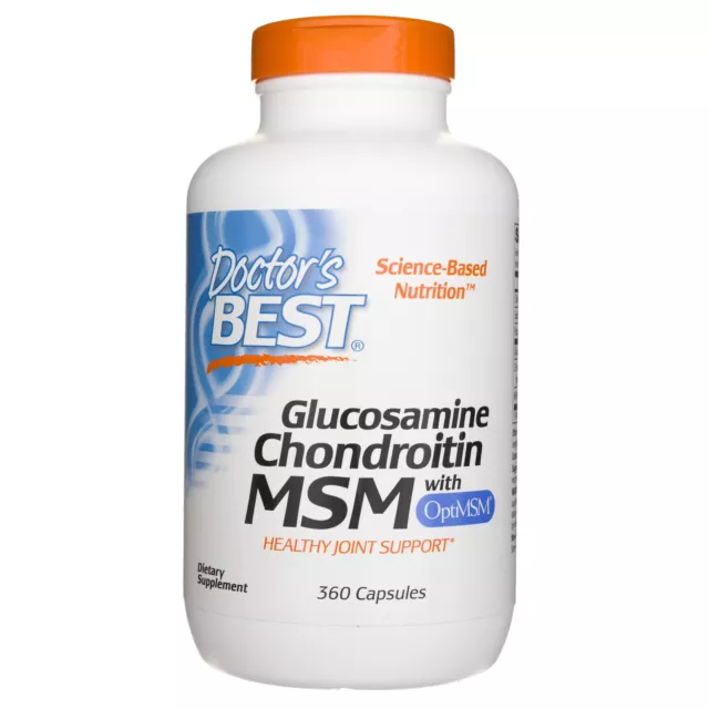 Doctor's Best Glucosamine Chondroitin MSM 360 Kapseln