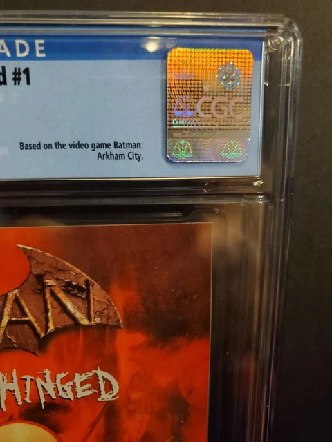 Batman Arkham Unhinged 1 CGC 9.8, DC Comics, 2012, Video Game based 🔥 5