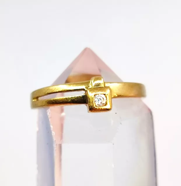 Filigraner Ring 333 Gold - gr. 57 Damen Goldring Vintage bis Antik 2