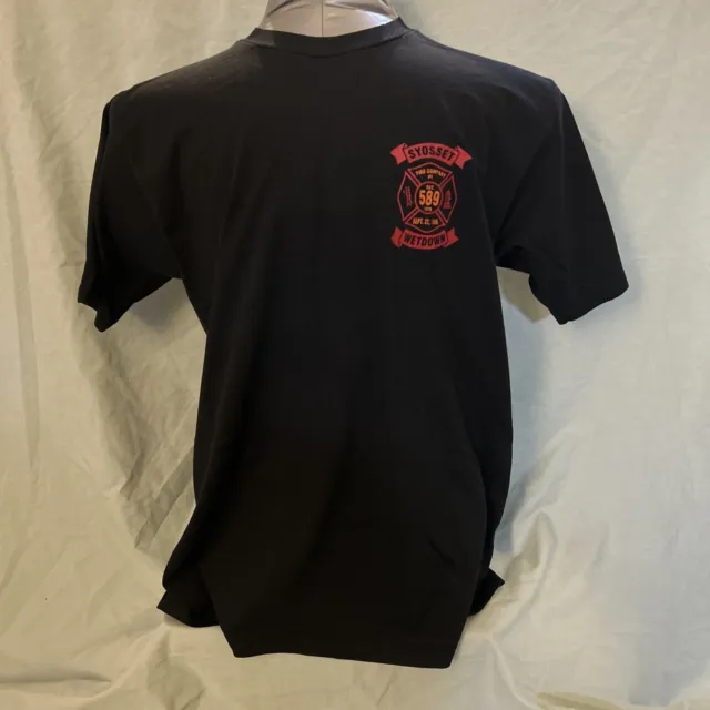 Syosset New York Fire Department Vintage 1996 T-Shirt SZ-L