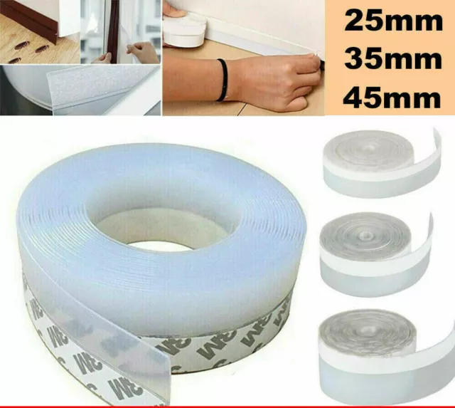 Weather Silicone Tape Draught Excluder Seal Strip Insulation Window Door Stopper