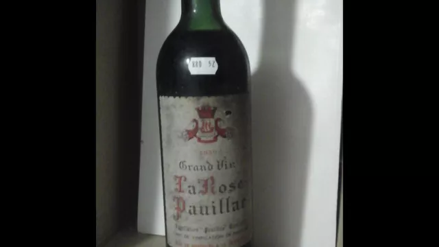 Chateau La Rose Pauillac - 1959 - Millésime Exceptionnel - niveau haut épaule