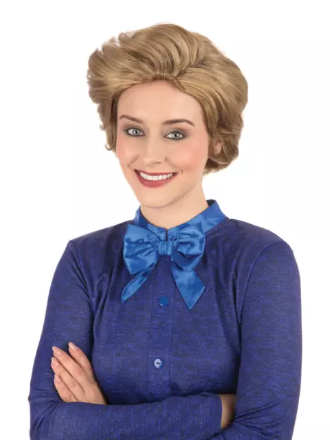 MARGARET THATCHER WIG Adults Politician Fancy Dress Prime Minister