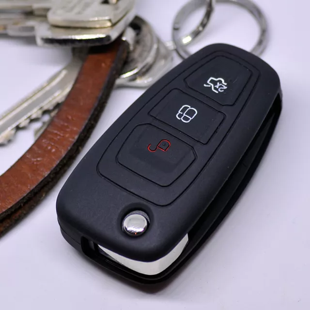 Autoschlüssel Schlüssel Silikon Hülle für Ford S-Max Mondeo V Galaxy Edge  USA