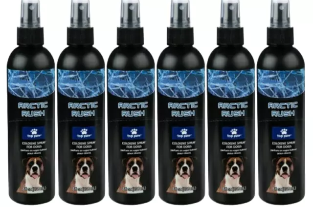 Top Paw Ártico Prisa Colonia Higiene Fragancia Spray para Perros 8ML Juego De 6