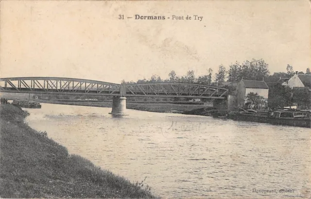 Cpa 51 Dormans Pont De Try