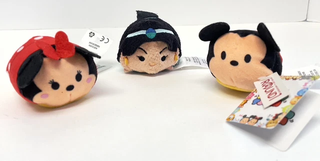 Mickey/Minnie &Aladdin Jasmine Disney Princess Tsum Tsum Stackable Figures