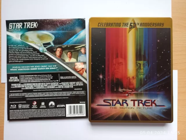 Star Trek I: Der Film (Limited Steelbook Edition) 50th Anniversary Blu Ray