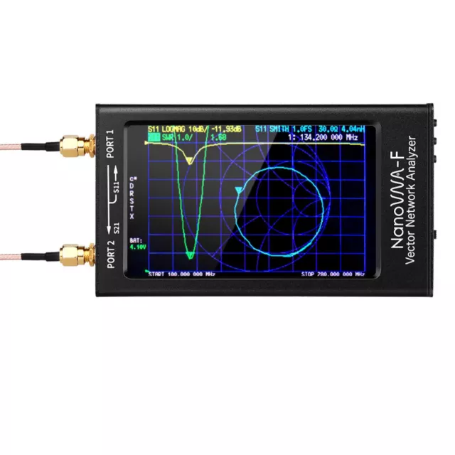 4.3" 10kHz-1500MHz NanoVNA-F V3.1 VNA VHF UHF Network Antenna Analyzer