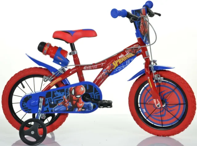 Bici Misura 14 Bimbo Dino Bikes Bicicletta Bambino Spiderman Art. 143 G-Sa New