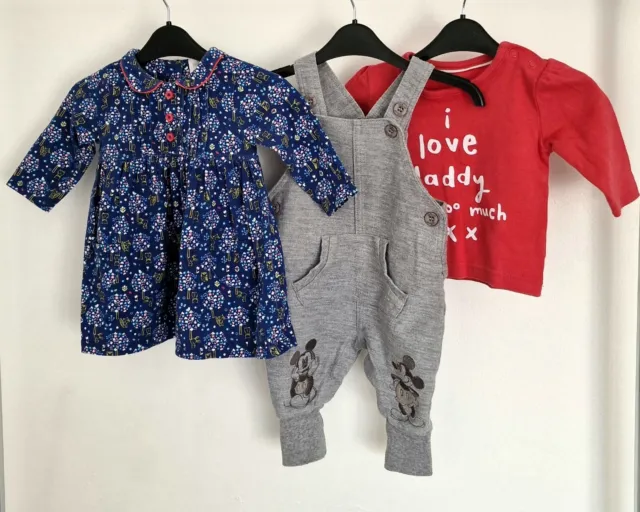 Baby Girls' Clothes Bundle Age 0-3 mths.Used.Mixed brand.Perfect condition.