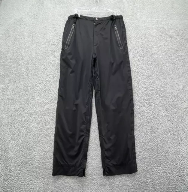 Sun Mountain Mens Pants Black Large Stretch Polyester Rainflex Adjustable Waist