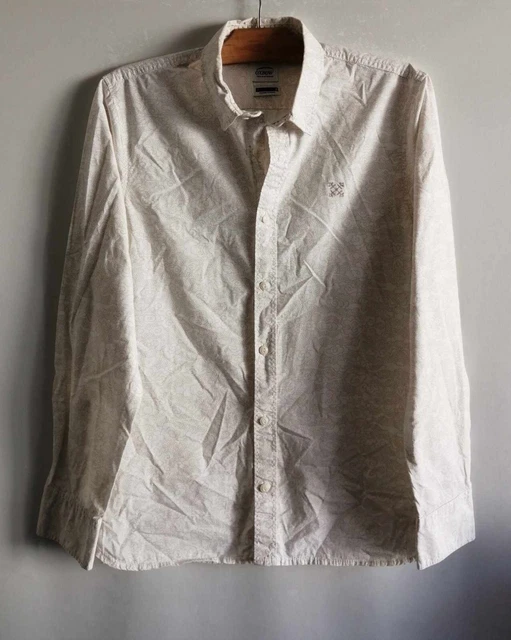 Chemise Homme Motif Noir Et Marron Polyester T42 Tifosi Taille XL - Occasion Très Bon état, Manches Longues