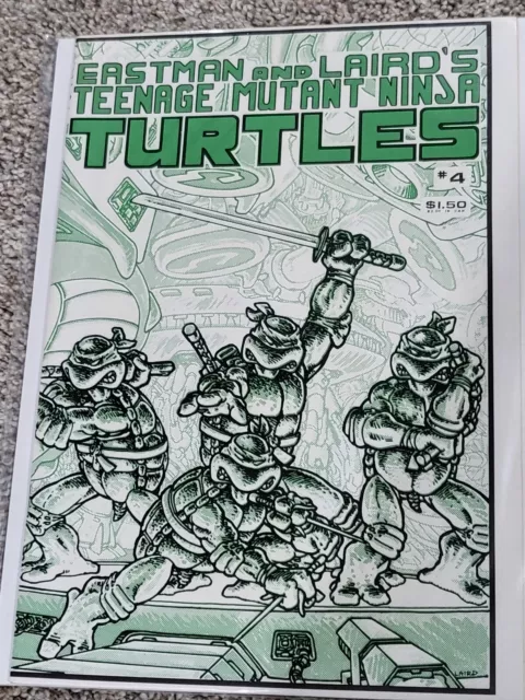 Teenage Mutant Ninja Turtles #4 First Printing Mirage Studios Comic Book