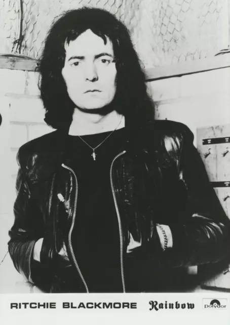 Ritchie Blackmore (Rainbow, Deep Purple) - 1970s [Holland] Publicity Press Photo