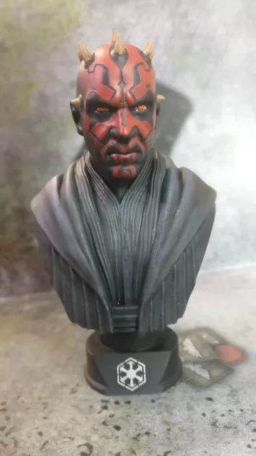 Star Wars Darth Maul Bust 3D Custom