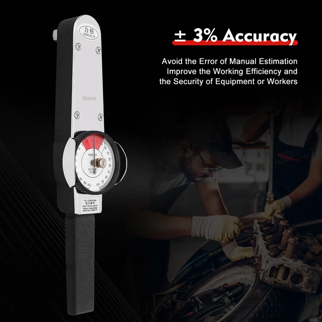 TLB DIAL INDICATOR Torque Wrench Testing 0100n.m Indicating Torque