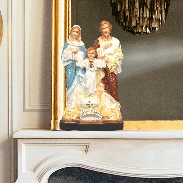 FIGURINE DE LA sainte famille, Statue Unique de scène de la nativité