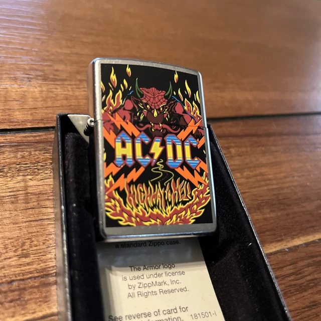Zippo Lighter ACDC Highway To Hell Rare NIB