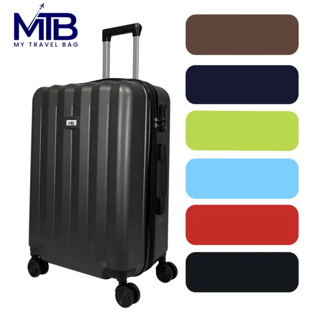 Reisekoffer 1052 Reisetasche Koffer Handgepäck Tasche Trolley ABS 3tlg