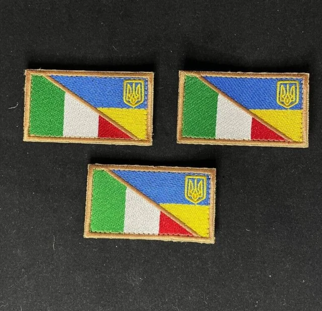 Bandiera Ucraina Bandiera Dellucraina A Forma Di Simbolo Di Pace Blu E Giallo Splendente - Foto 12