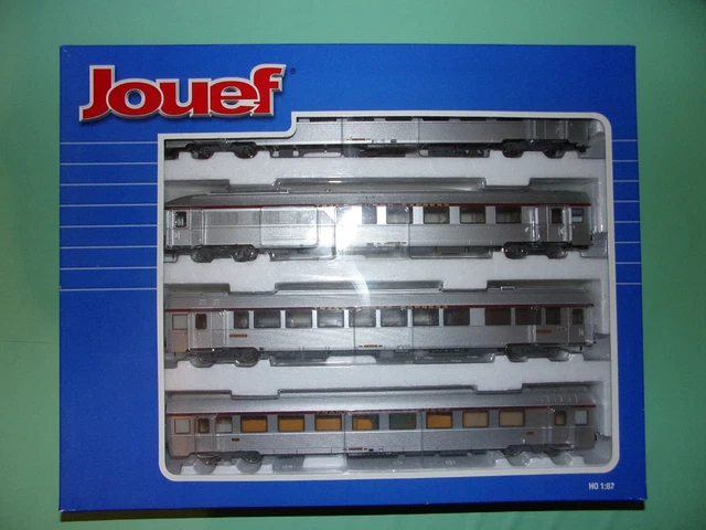 JOUEF HJ4042 coffret INOX dev 3 élements ho train - FR