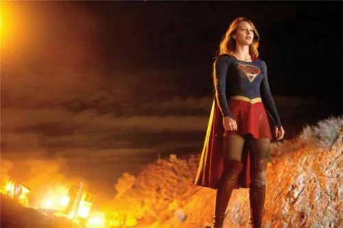 286293 Supergirl Melissa Benoist Season 1 USA Girl Hero TV PRINT POSTER