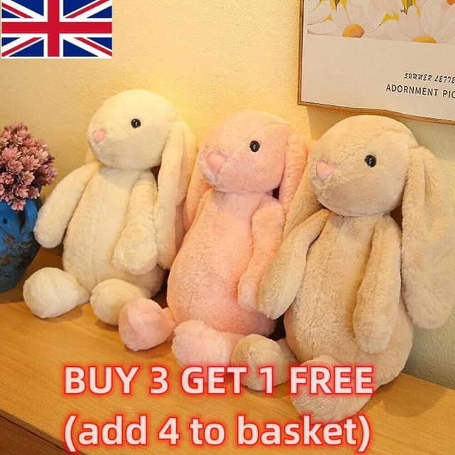 EASTER BUNNY SOFT Plush Toy Long Ear Rabbit Animal Soft Stuffed Baby