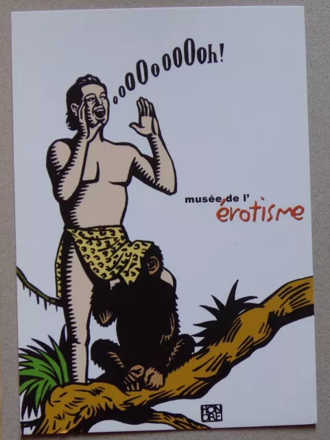 TH656) carte postale MUSEE DE L'EROTISME - Charlie Hebdo