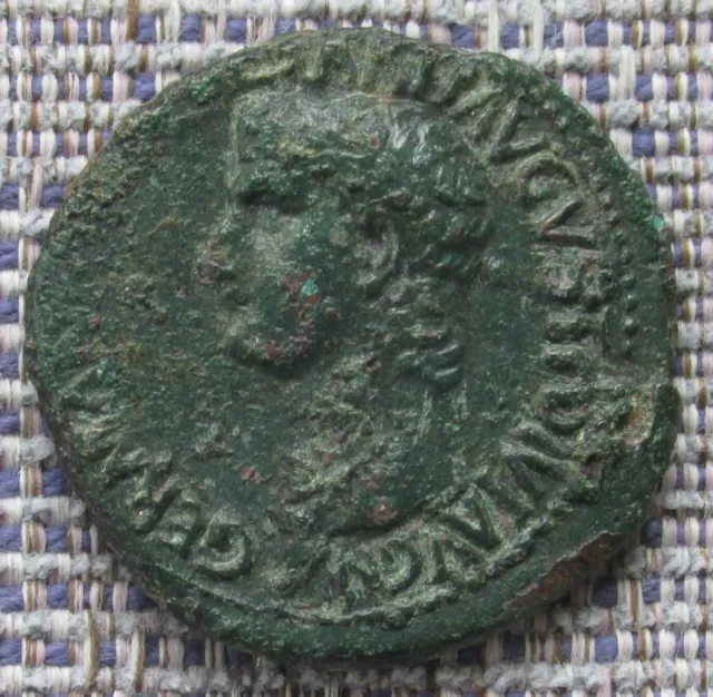 GERMANICUS Roman copper as, issued under Caligula