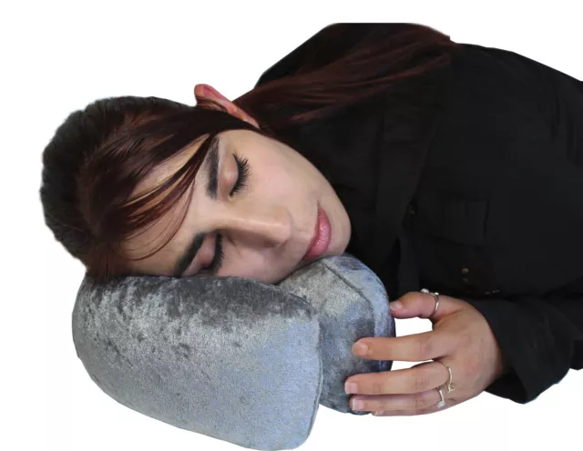 ZeBo Travel Pillow Memory Foam Neck Pillow with Ortopedic Back Support for Pain.