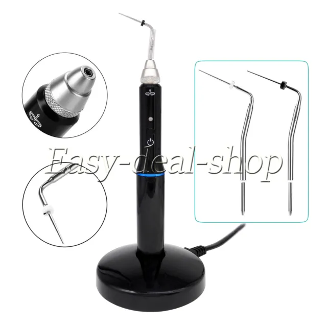 Dental Wireless Gutta Percha Obturation System Endodontic Heated Pen 240V Black