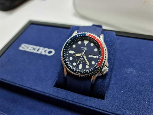 RARE SEIKO 5H26-7A19 June 1989 Birth year Pepsi Quartz Diver 200m watch  Japan SQ £ - PicClick UK