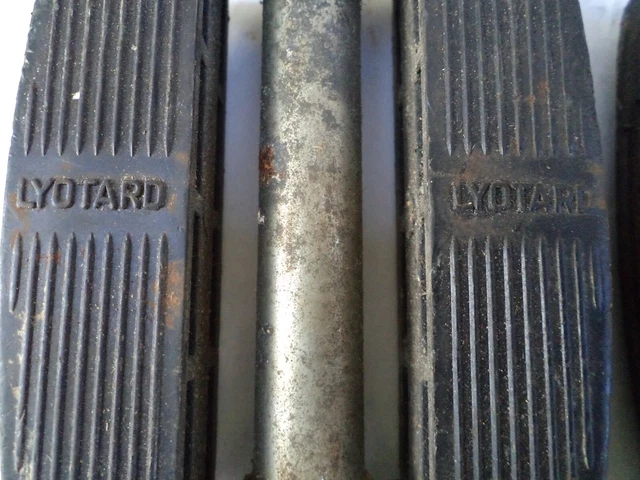 Paire De Pédales Vélo Anciennes Lyotard – Acier – Fabrication Française – Vintage