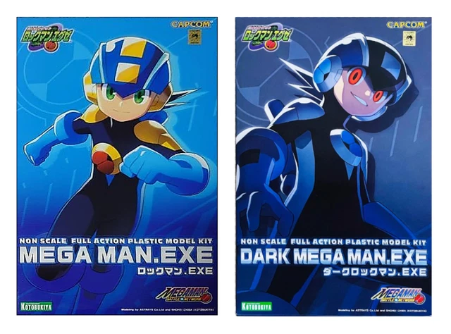 Kotobukiya Non Scale Full Action Plastic Model Kit Rockman Dark Megaman Exe New