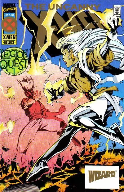 X-MEN #320 F, The Uncanny, Wizard Edition, Marvel Comics 1996 Stock Image