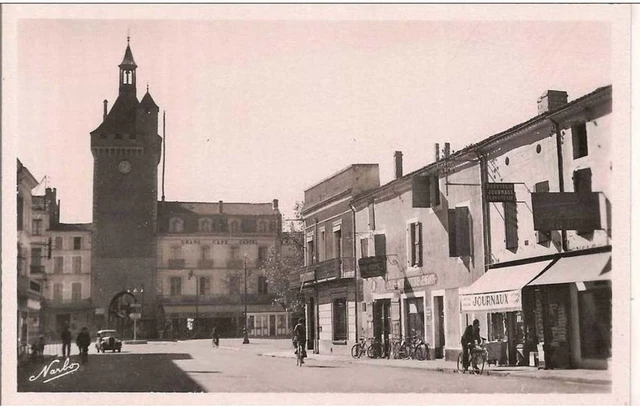 47.Villeneuve-Sur-Lot.cou Rs Victor-Hugo Et La Porte De Paris.cpsm
