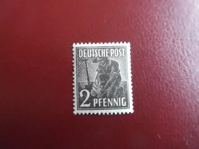 DDR Freimarke 1947: Mi.943 Deutsche Post Freimarke, 2 Pfenning, postfrisch