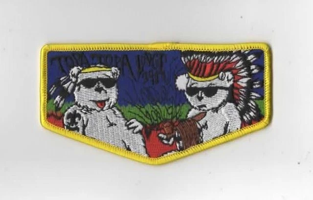 Topa-Topa 291 Flap YEL Bdr. Ventura County Council [MK-5722]