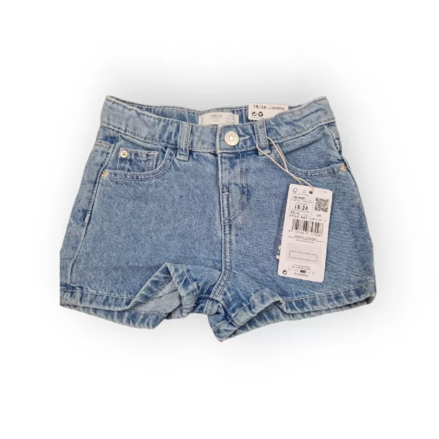 Mango Baby Denim Girl's Shorts| Girl's Shorts, Age 18 - 24 Months, BNWT