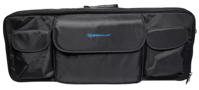 Rockville Carry Bag Backpack Case For Akai MPK249 Keyboard Controller