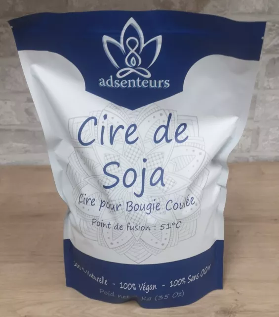 Cire Premium Colza-Soja pour Bougies Coulées