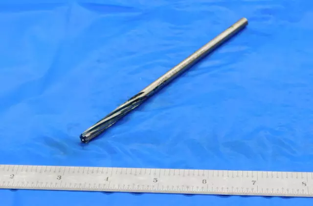 Usa Made 0.2435" Od Hss Reamer Shank Spiral 6 Fl .2435 .2500 -.0065 Undersize