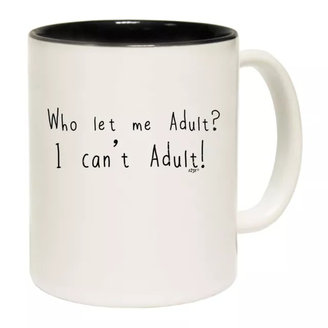 Who Let Me Adult GIFT BOXED Funny Mugs Novelty Coffee Mug Cup