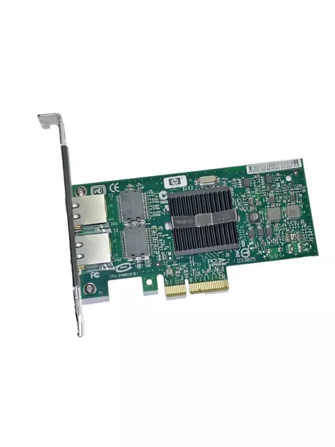 HP 412651-001 NC360T Dual Port LAN Card PCI-E Gigabit Karte Full Profile