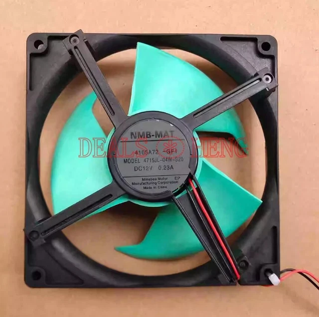 New NMB 4715JL-04W-S29 Refrigerator Cooling Fan - DC12V, 0.23A