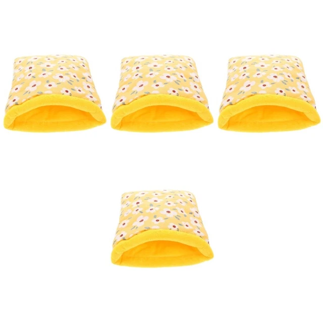 4x Hamster Bett Hamster Schlafsack Warme Kleine Pet Bett